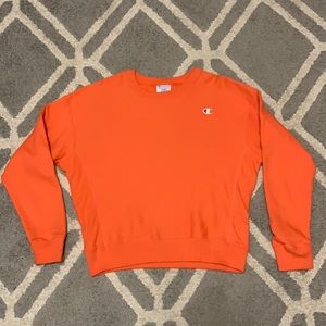 Coral Champion sweater